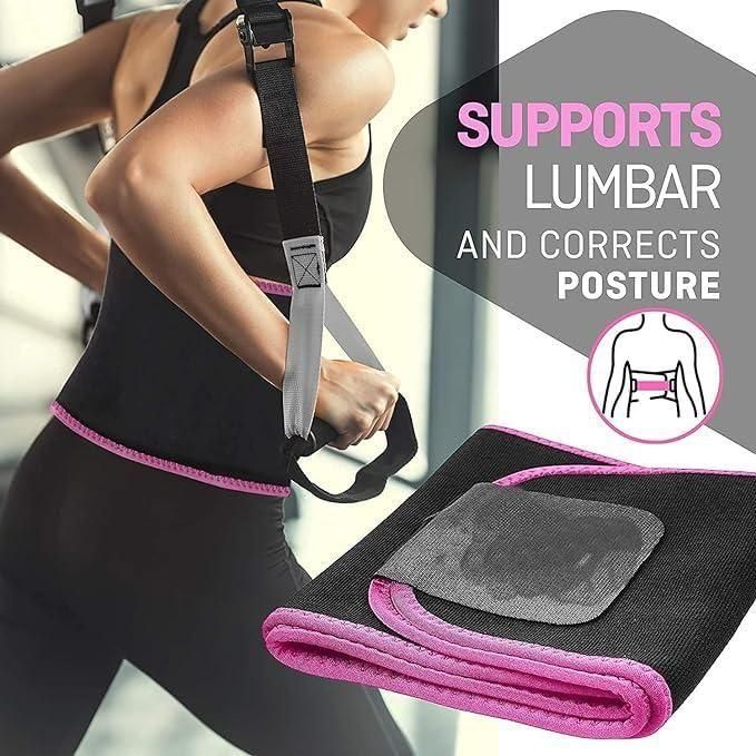 ProFit Adjustable Waist Trimmer Belt – Sweat Support & Core Fit